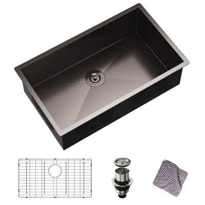 32X19 inch handmade kitchen sink, stainless steel sink