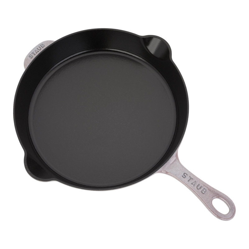 Pans Cast Iron Traditional Deep Frypan, Lilac, 11"