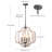 Aureliano 4 - Light Dimmable Geometric Chandelier-164773948