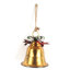 Assortiment de clochettes de Noël suspendues surdimensionnées en métal antique-91992052