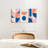 Retro Geometric Abstract VIII Multi Piece Canvas Print-93063021