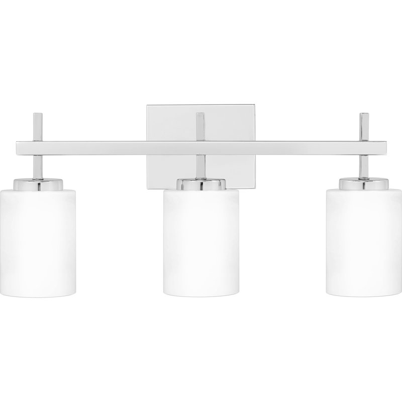 3 - Light Dimmable LED Vanity Light, Polished Chrome