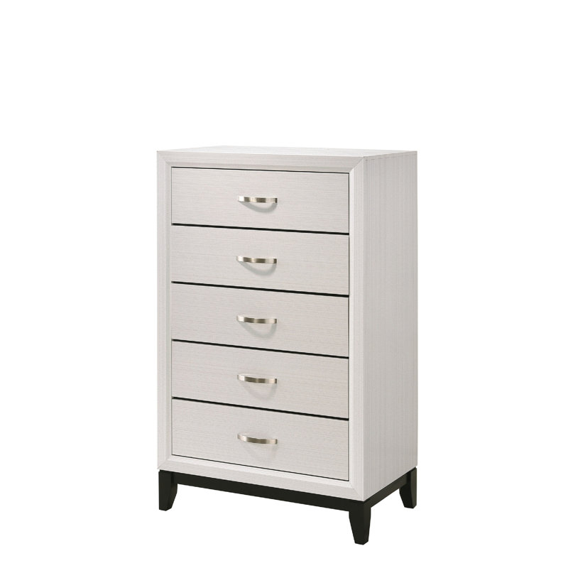31.1'' W 5 - Drawer Dresser, White