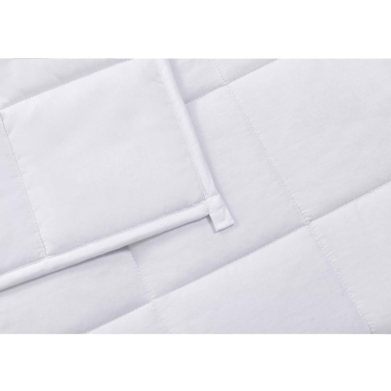 Couverture McCordsville, Blanc, 3 lb, l 36 x L 48