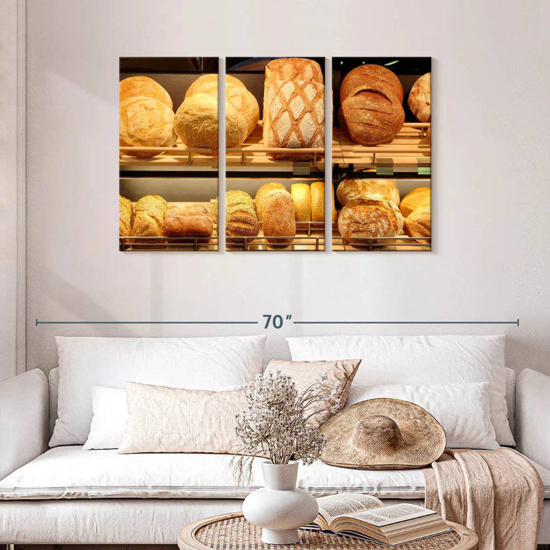 Pains artisanaux Yarlin, H 28 po x l 45 po