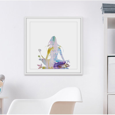 " Floral Meditation II " Watercolor Print