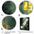 Sudden Serenity Abstract Retro Emerald And Gold - Abstract Painting Canvas Art Print-1252069768-1252069761