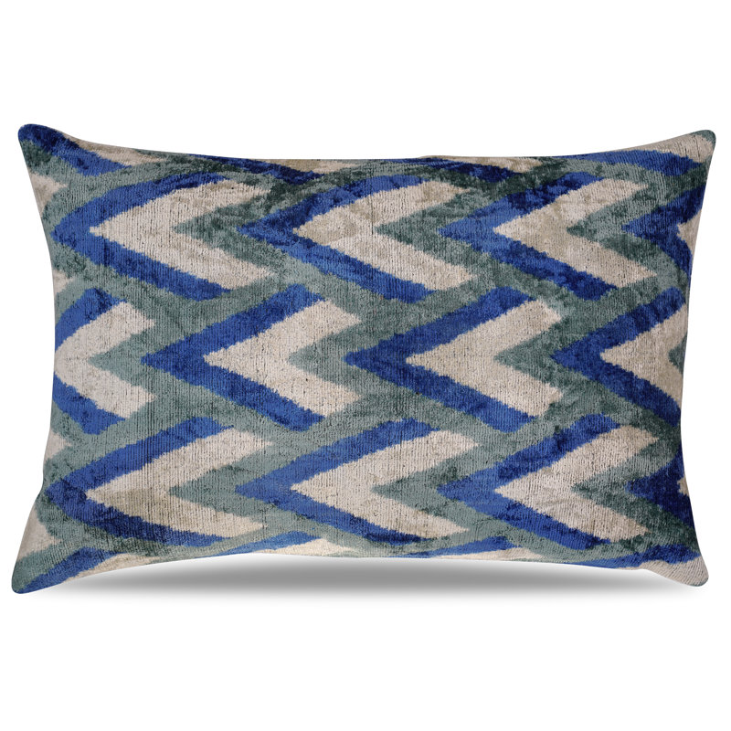 Lumbar Pillow Cover & Insert, Chevron