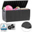 Dakota Fields Aili 123cm W 305L Water Resistant Plastic Lockable Deck Box with Wheels-2021819198