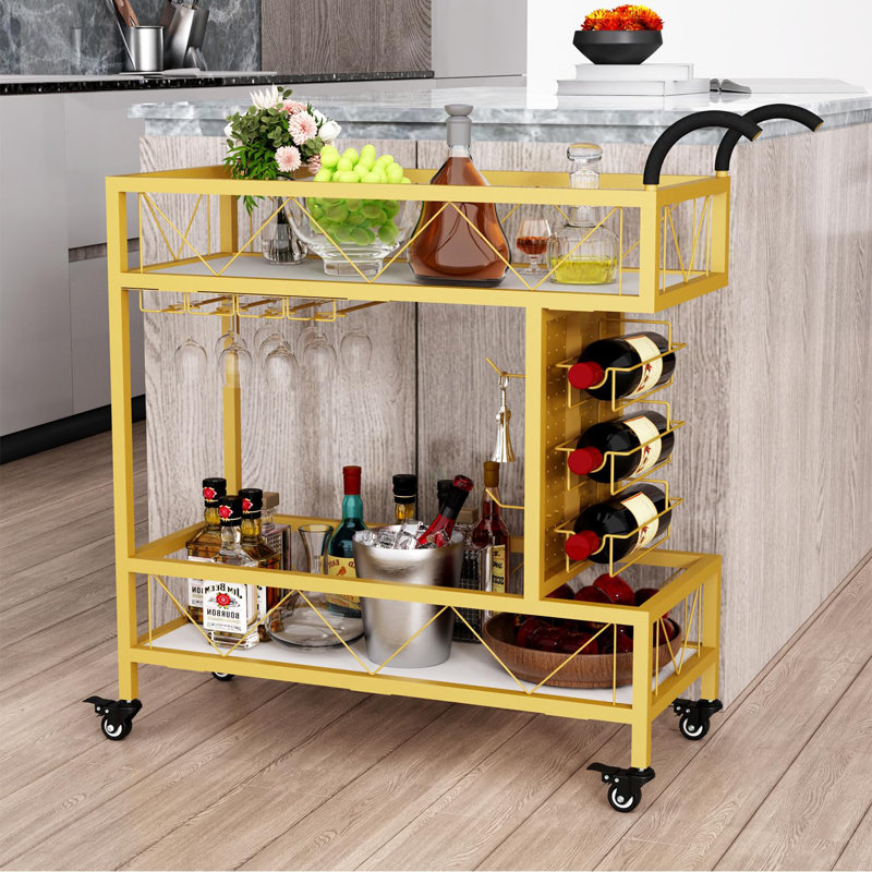 Metal Bar Cart