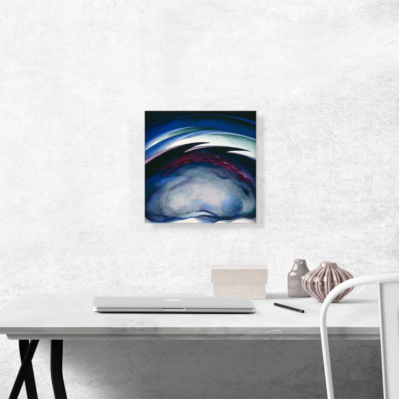 «Series I from the Plains 1919» par Georgia O-Keeffe, reproduction d'art sur toile tendue, H 12 po x l 12 po x P 0,75 po