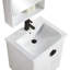 Ensemble de meuble-lavabo simple 24 po Saimah-892658526-892658497
