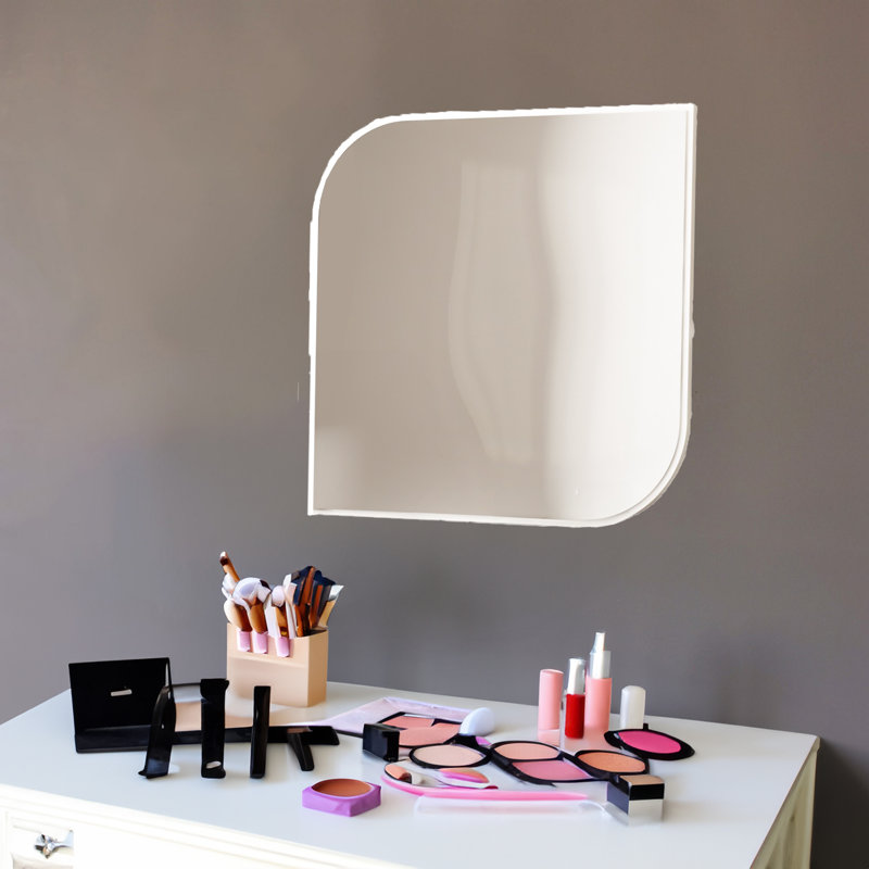 Miroir de salle de bain Faylyn, Blanc