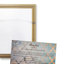 «Abstract Gold Blue Fall Paint», reproduction d'art graphique encadrée-25408812-25408815