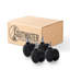 2 po Roulettes pivotantes en nylon noir