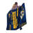 NHL Digitize Raschel Throw Blanket - Oversized 60 x 80 Inches Ultra-Soft Licensed Team Logo Bedding-1182010035-1182010200