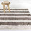 Tapis rayé brun Augello-195846309