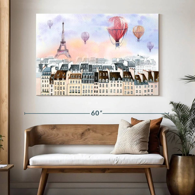 Montgolfières Sireci Paris, H 34 po x l 51 po