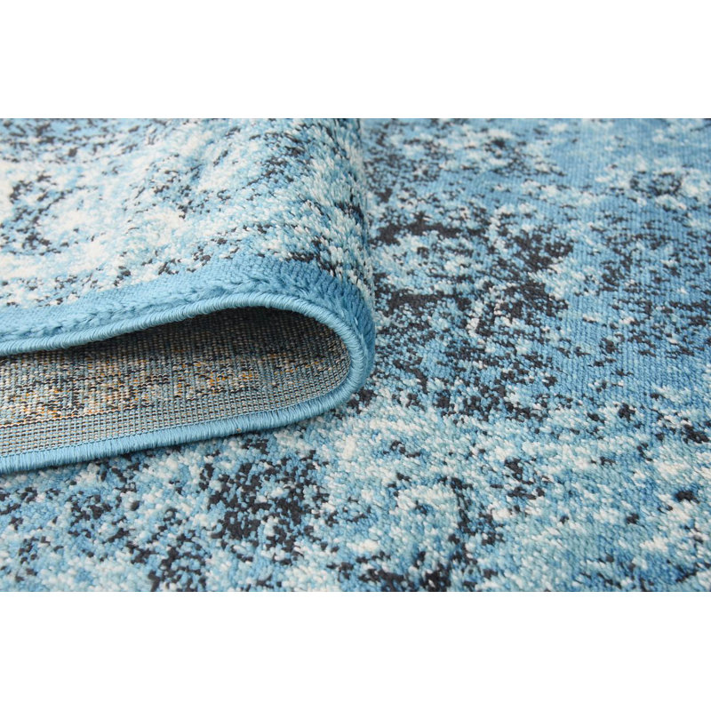 Tapis bleu Yareli, Tapis de couloir 2 pi x 6 pi 1 po