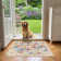 Machine Washable Non-Slip Oriental Area Rug Beige/Yellow/Orange
