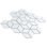 Hudson Rhombus Glossy White 10-1/4" x 11-3/4" Porcelain Mosaic Tile
