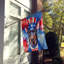 Drapeau patriotique de la maison américaine-112698747