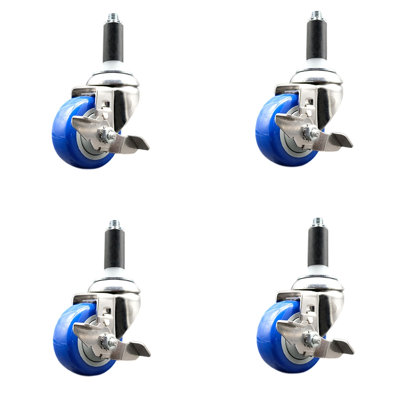 Poly Swivel Expanding Caster