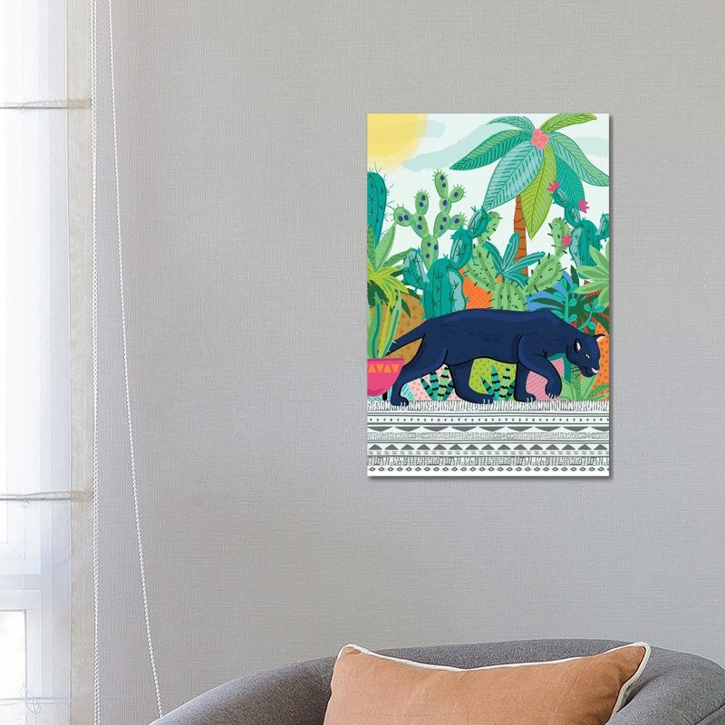 Everyday Walk On The Wild Side Ii by Lisa Whitebutton - Wrapped Canvas Gallery-Wrapped Canvas Giclée