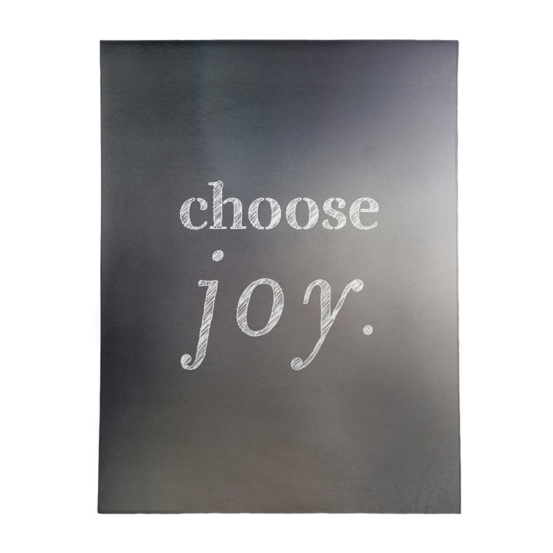Tapis en polyester multicolore choisir une citation en poly-chenille, Rectangle 8 pi x 10 pi
