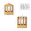 Mercia Premium Woodsman Wooden Polycarbonate Greenhouse-109473700