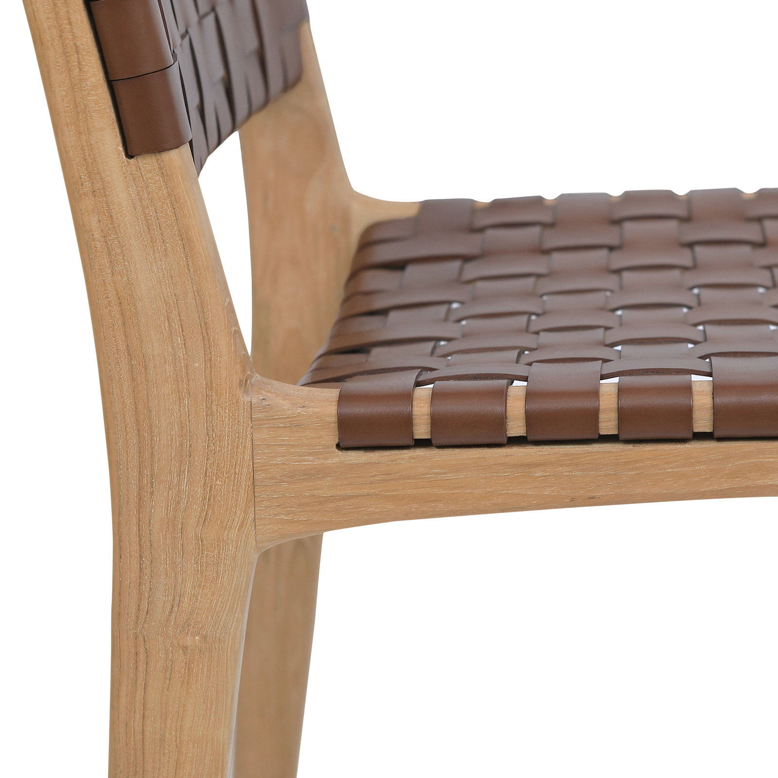 25" Bar Stool, Brown/Natural