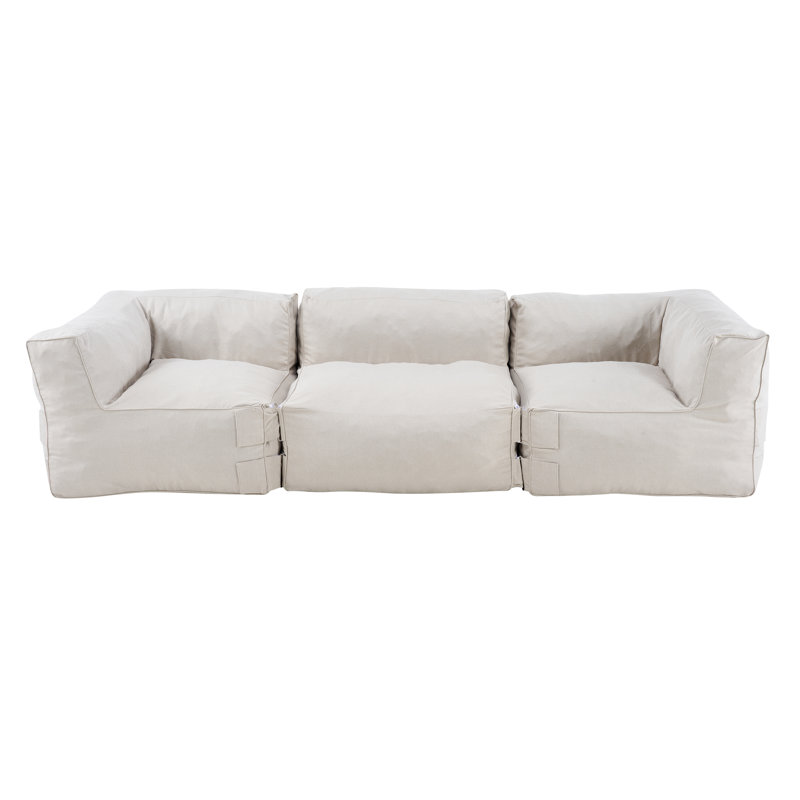Canapé modulaire Dael 114,6 po, Beige, 3