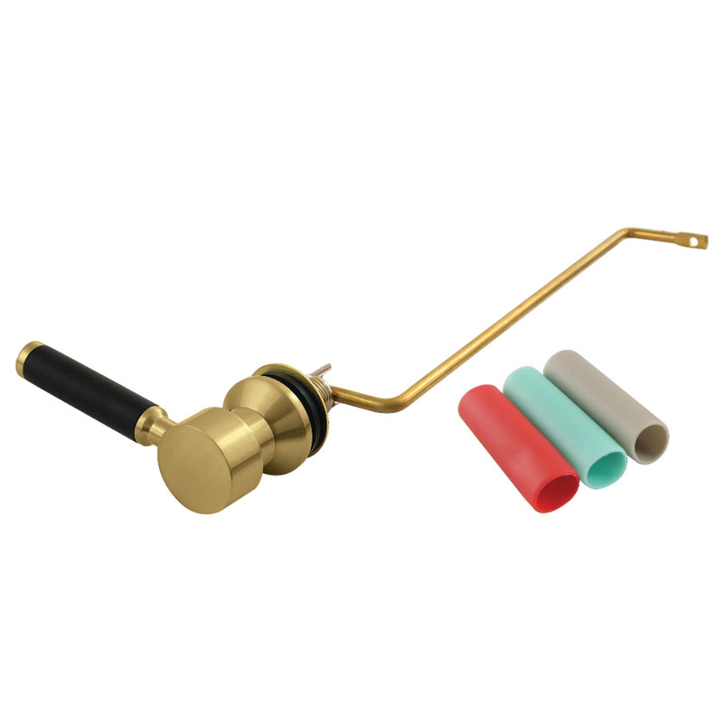 Levier de réservoir de toilette latéral KTDKLS5 Kingston, bronze huilé Kingston, Laiton brossé