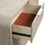 Commode contemporaine à 6 tiroirs Roundhill Furniture, gris clair