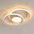 Double 2-Light LED Flush Mount Ceiling Light-29692222-29692220