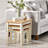 Abbondanza  Solid Wood 3 Piece Living Room Table Set - Traditional Farmhouse Cottage Nesting Tables-1750431032