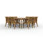Outdoor 9 - Piece Teak Dining Set