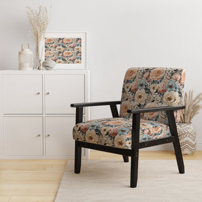 Fauteuil d'appoint rembourré Boho