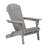 Foldable Outdoor Adirondack Chair Set Of 2 With Pre-Assembled Backrest