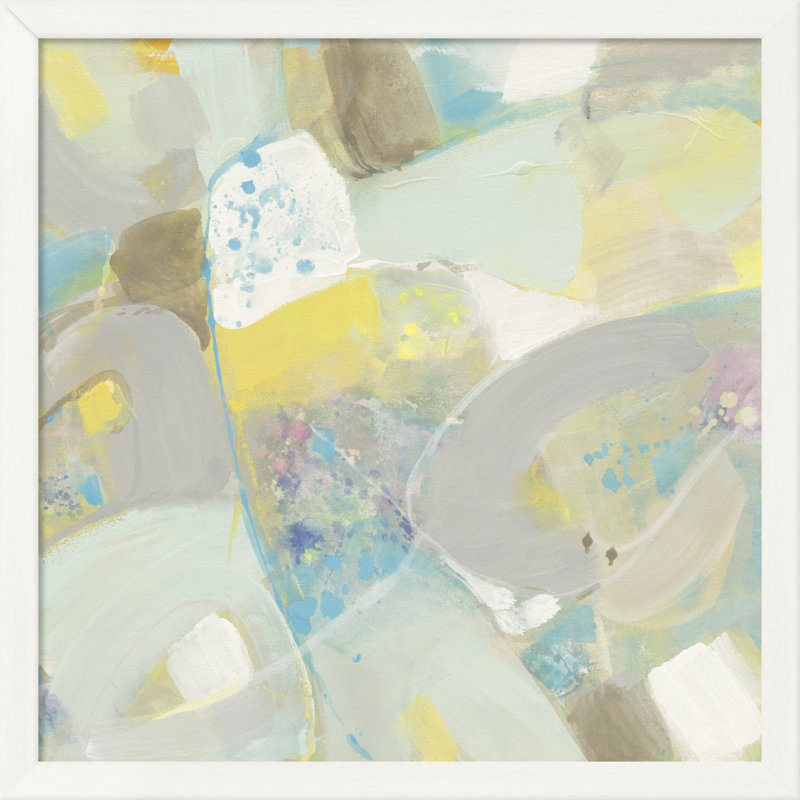 " White Rock II " Print, 18" H x 18" W, Wrapped Canvas, No Mat