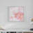 « rosé rose abstract », reproduction d’impression sur toile encadrée