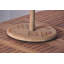 Grade-A Teak Wood 20" Lazy Susan W/ Umbrella Hole Outdoor Patio Garden Dining