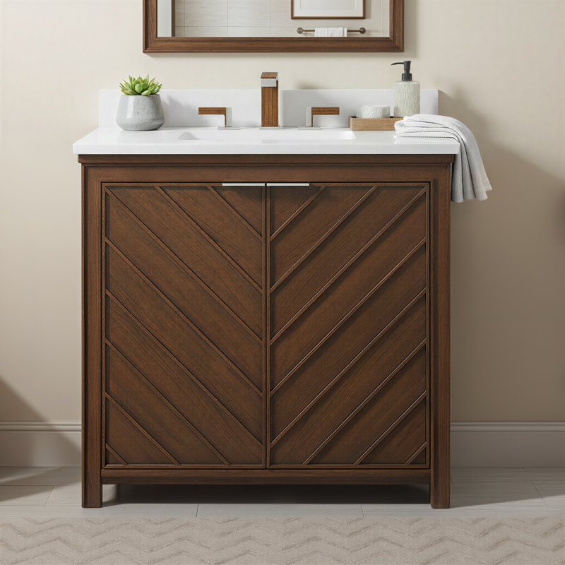 FLW Progression Wood Sink Vanity, 36