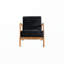 Chaise rembourrée en microfibre de style rétro-2021729986