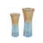 Ayeln Two-Tone Glass Table Vase Set