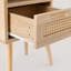 Table de bout en rotin 15 pouces avec ports USB et prise de courant Meshoppen-129787529