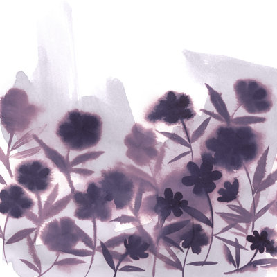 Ultra Violets II by Grace Popp - Wrapped Canvas Painting