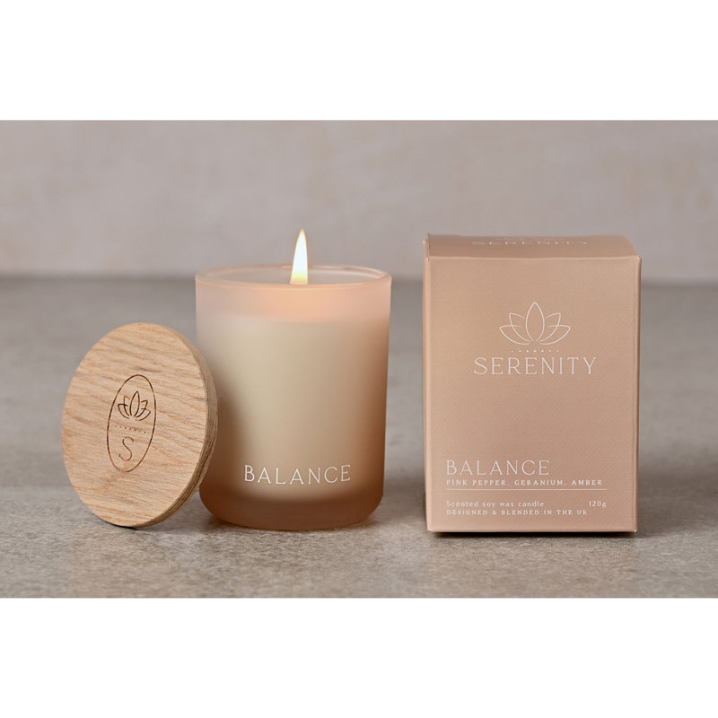 Floral Scented Jar Candle with Glass Holder, 8.5cm x 6cm Jar, 133 oz Jar
