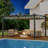 13 Ft. W X 10 Ft. D Aluminium Pergola With Canopy