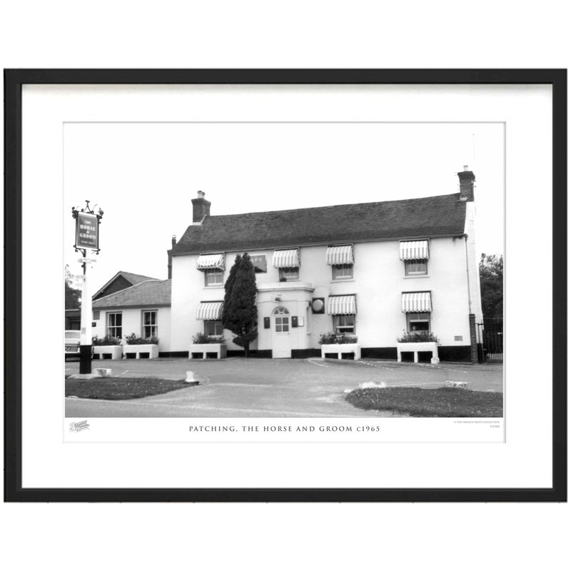 Patching, The Horse And Groom C1965 by Francis Frith - Single Picture Frame Print, 60cm H x 80cm W x 2.3cm D